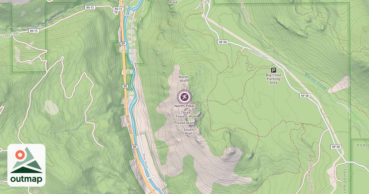 Map of North Pillar