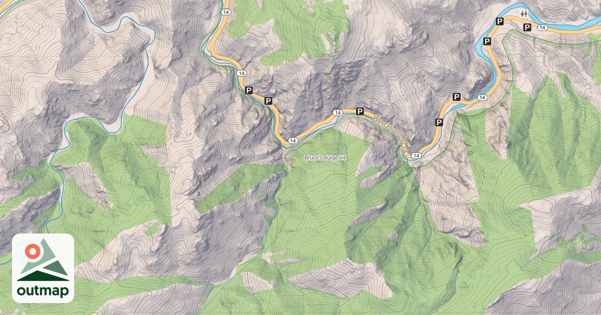 Map of Bruce's Bulge