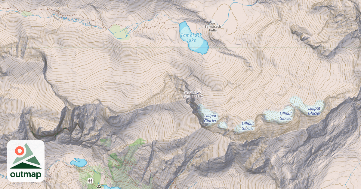 Map of West Pillar, Left Side