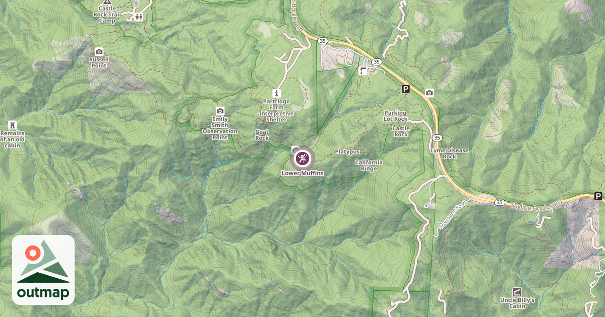 Map of Lower Muffins