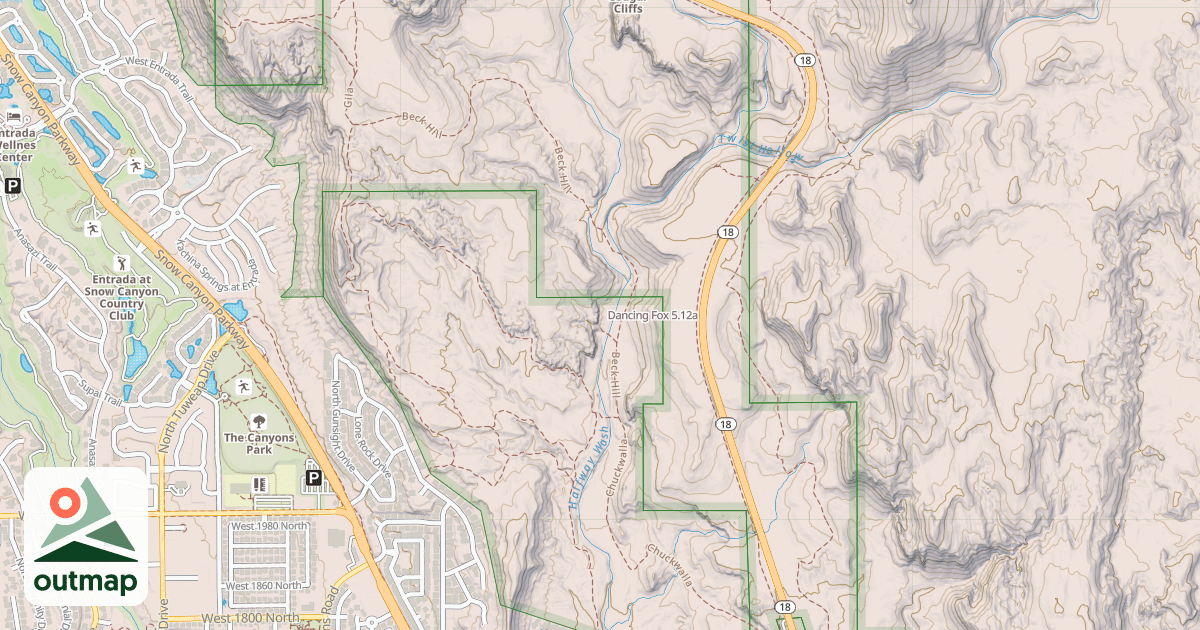 Map of Dancing Fox