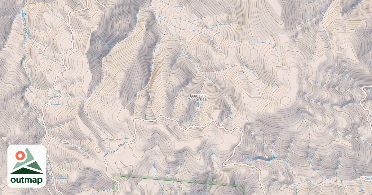 Map of Juggin and Tuggin