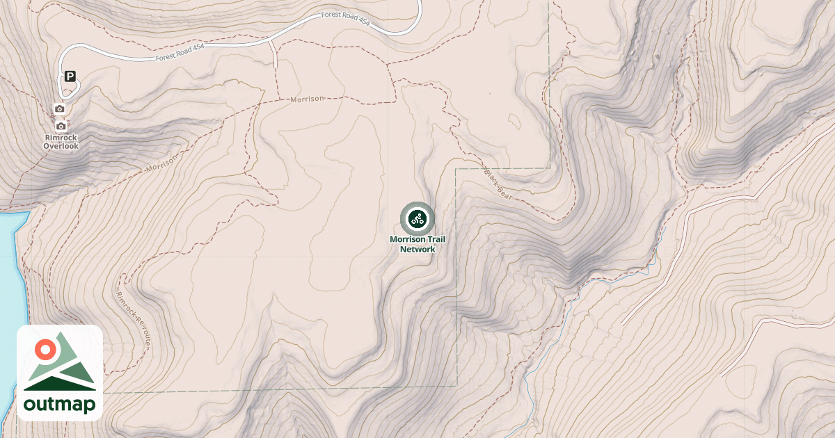 Map of Morrison Trail Network