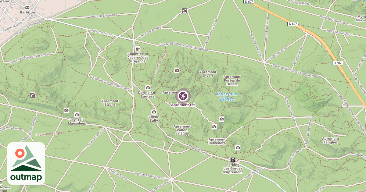 Map of Apremont Est