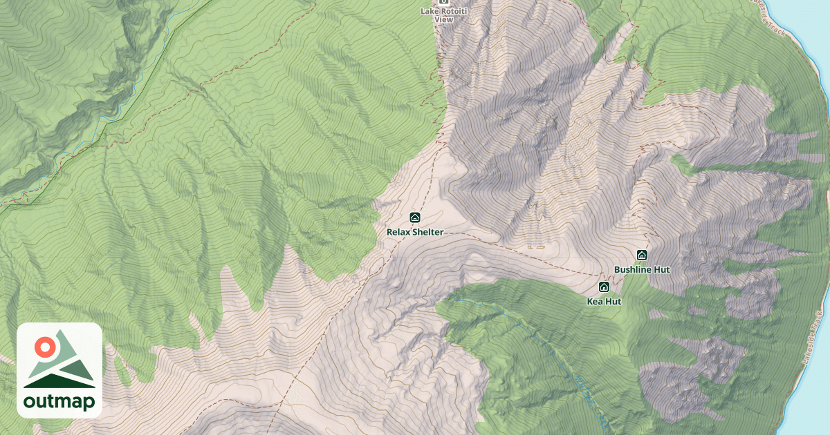 Map of Relax Shelter