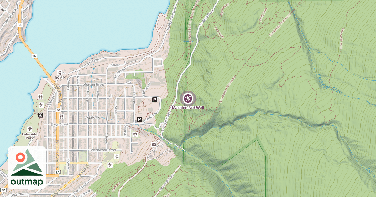 Map of Machine Nut Wall