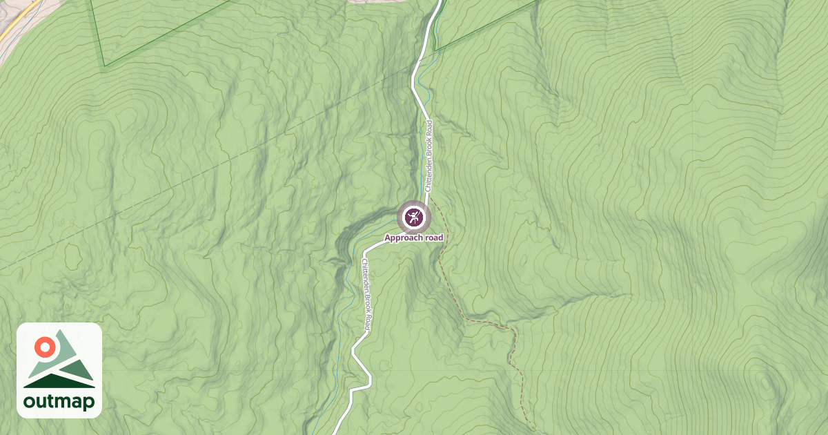 Map of Approach road
