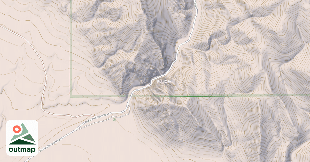 Map of Tall Boy