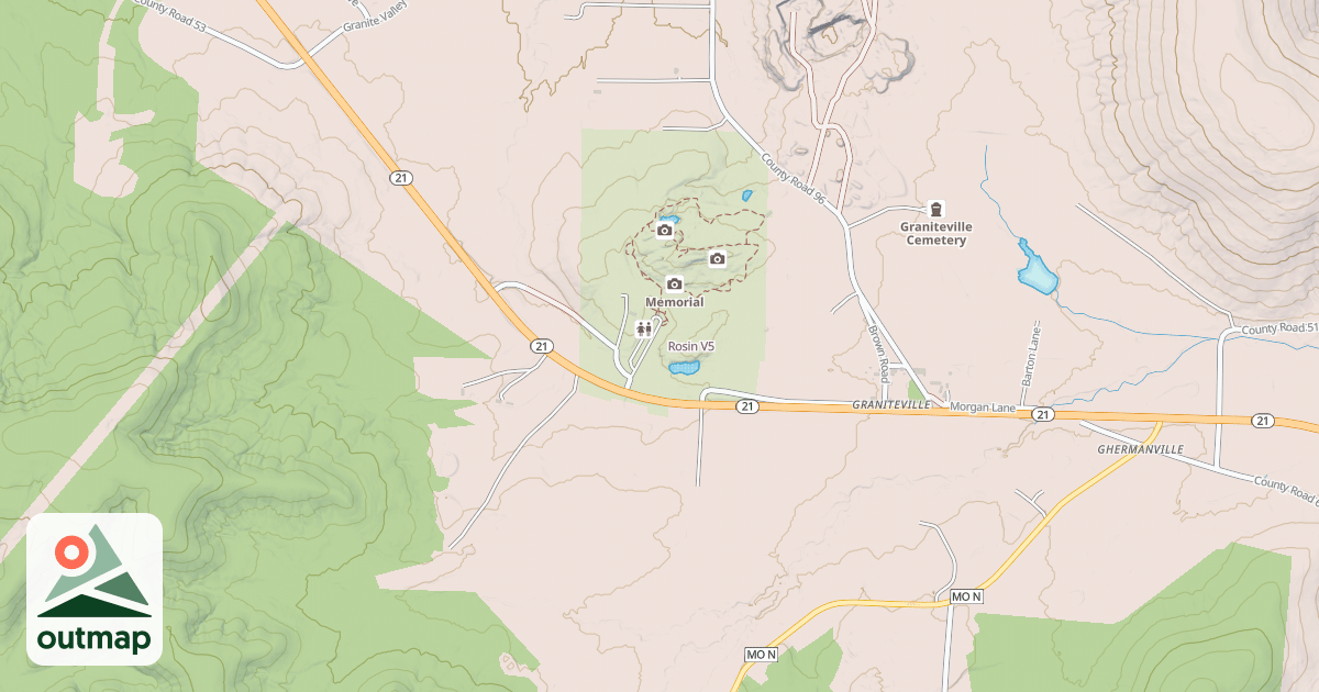 Map of Rosin