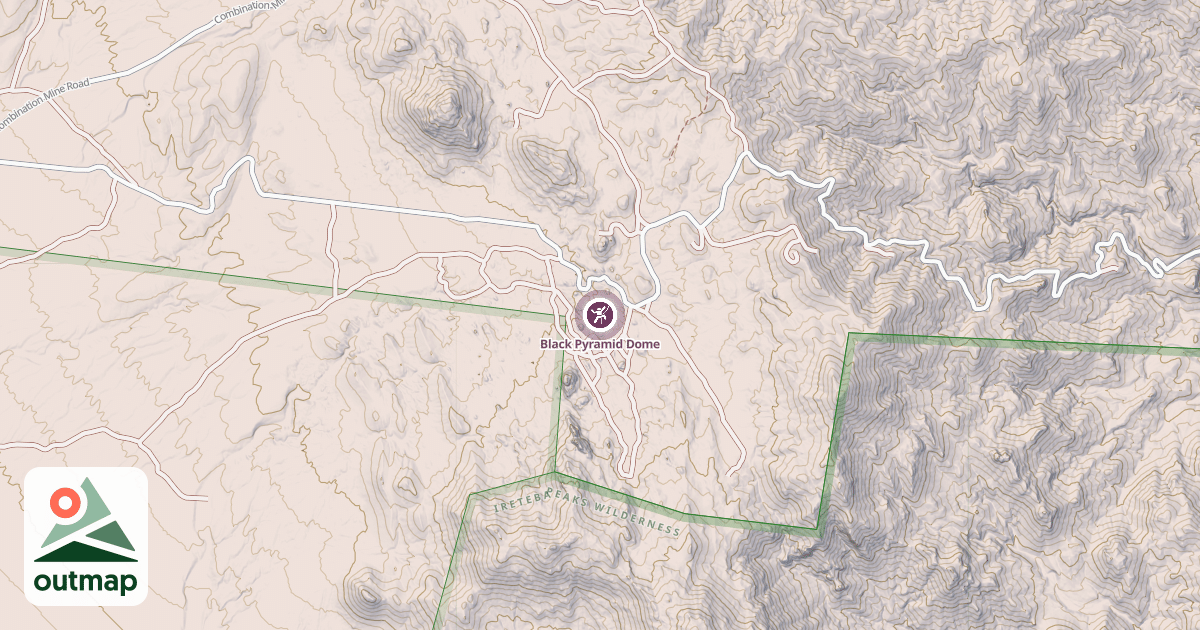 Map of Black Pyramid Dome