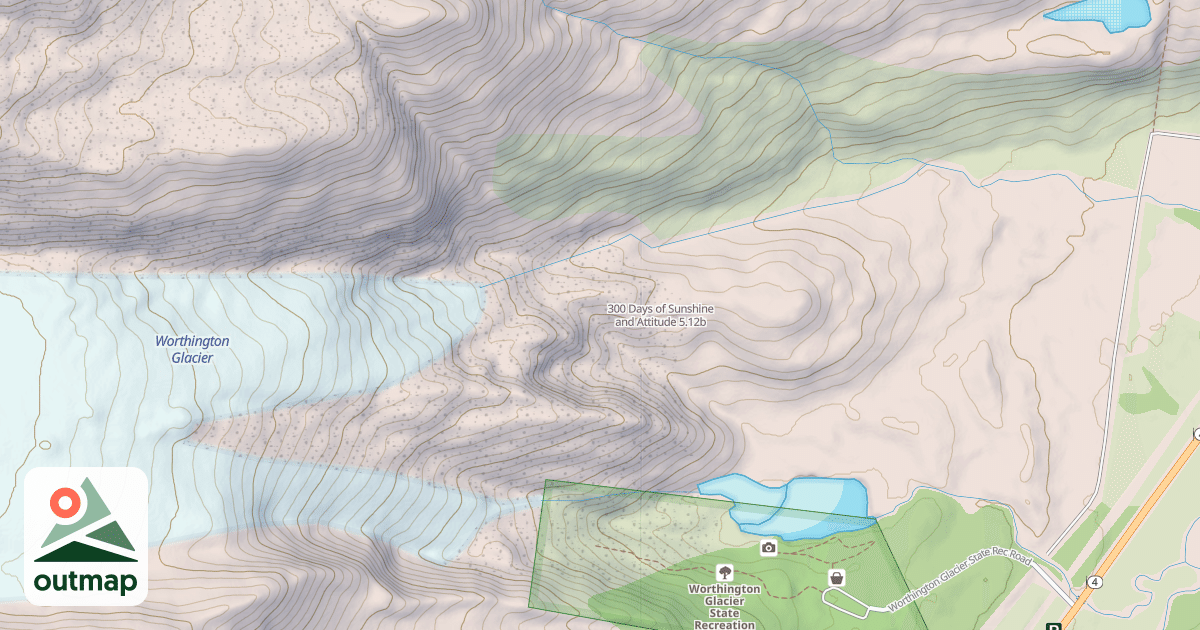 Map of 300 Days of Sunshine and Attitude