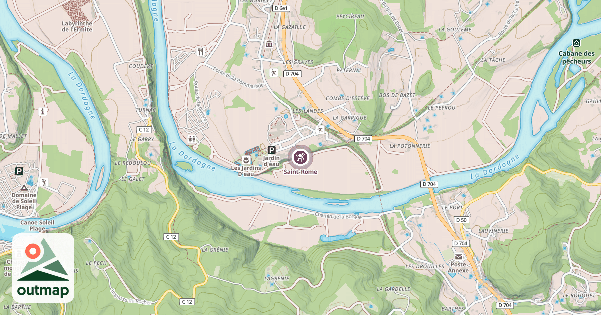 Map of Saint-Rome