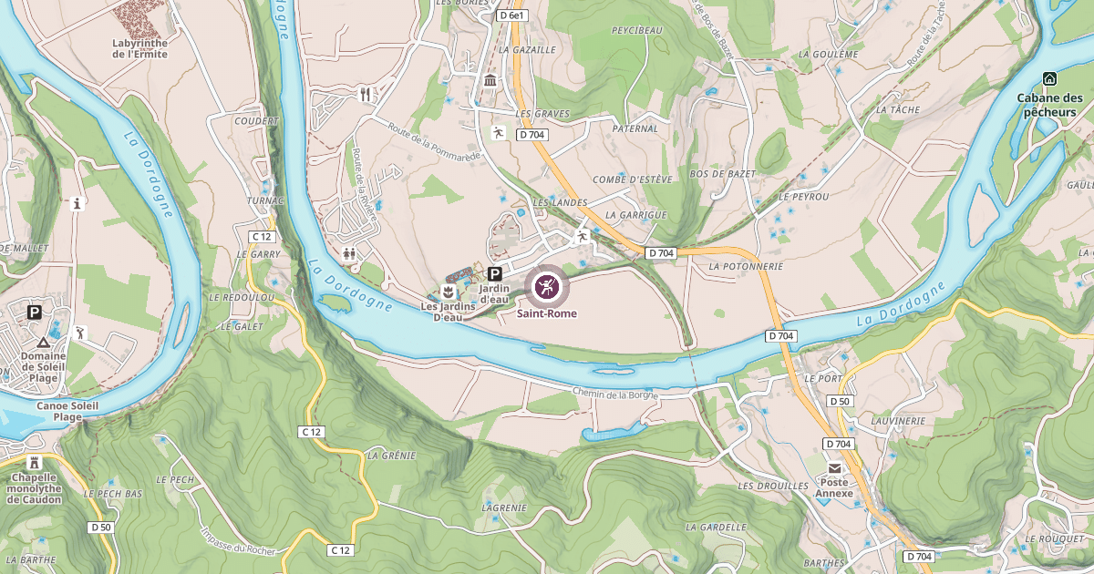Map preview of Saint-Rome