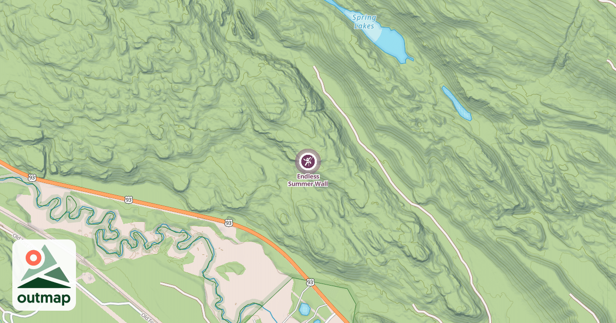 Map of Endless Summer Wall