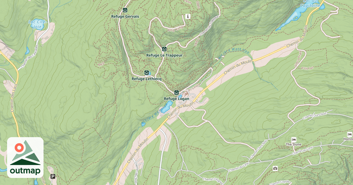 Map of Refuge Logan