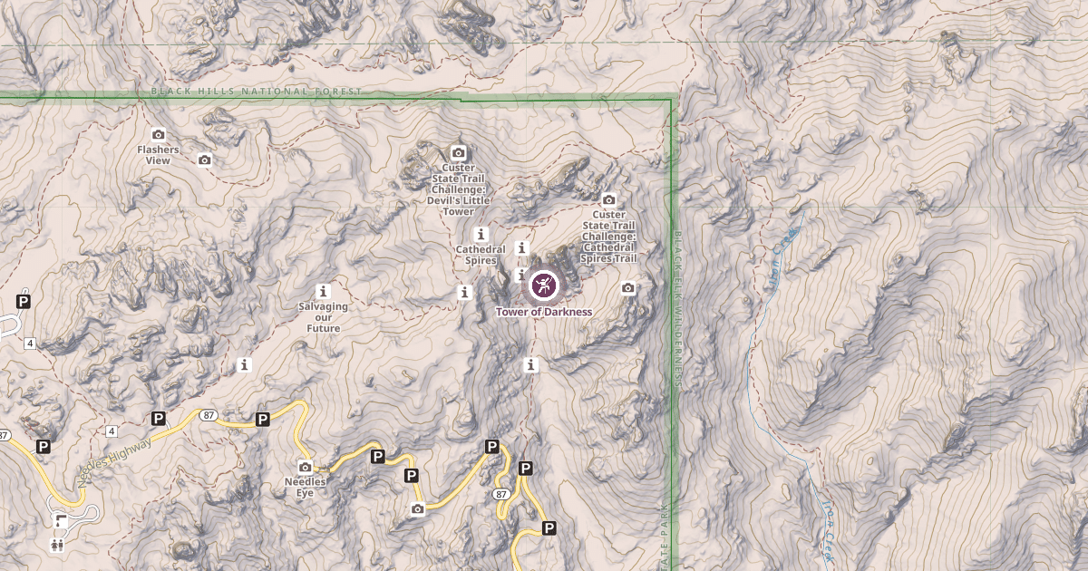 Map preview of Tower of Darkness