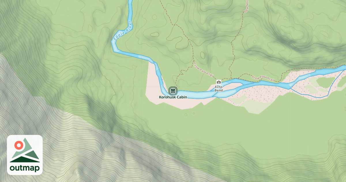 Map of Korohusk Cabin