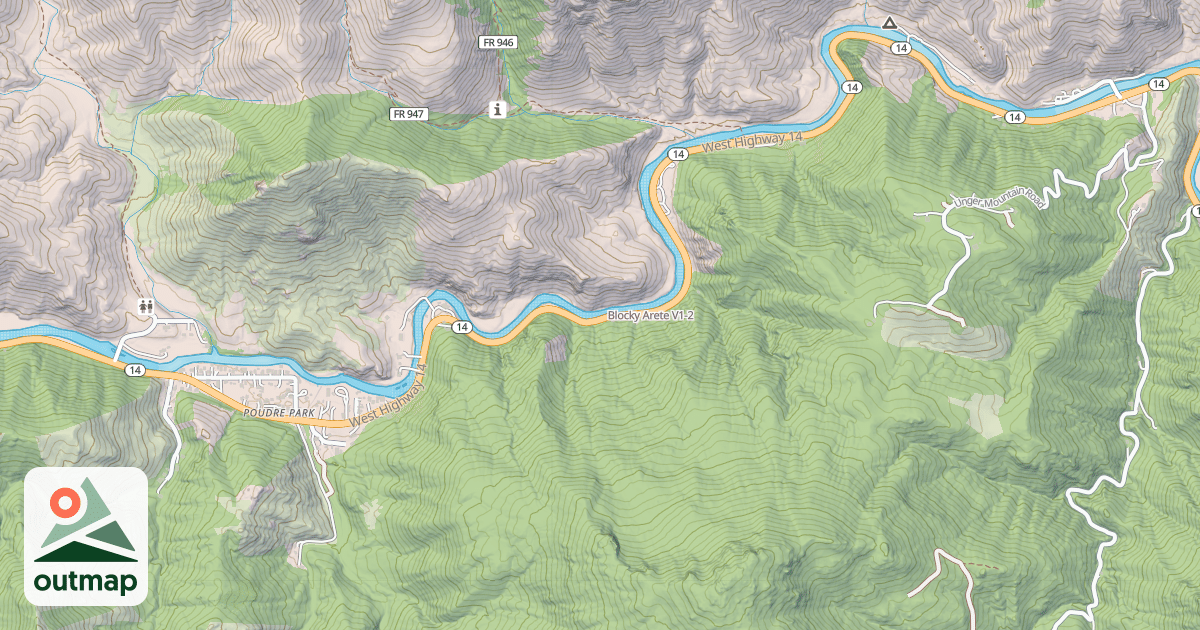Map of Blocky Arete