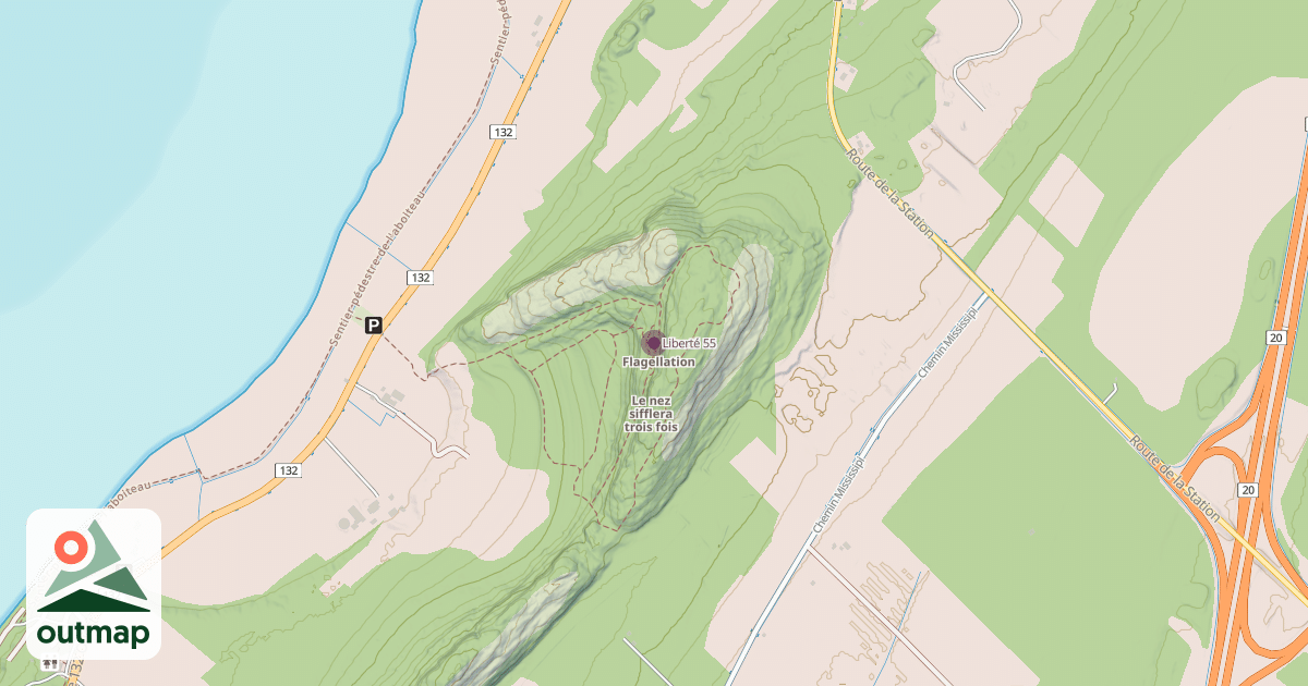 Map of Liberté 55