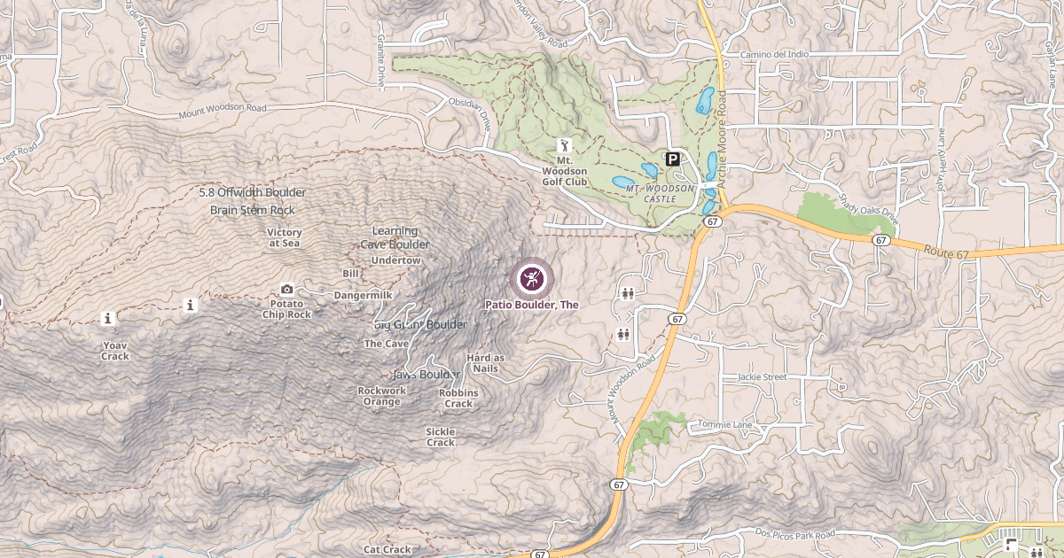 Map preview of Patio Boulder, The