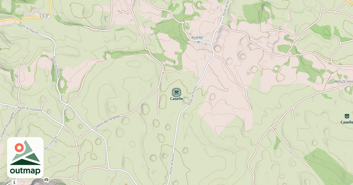 Map of Caselle