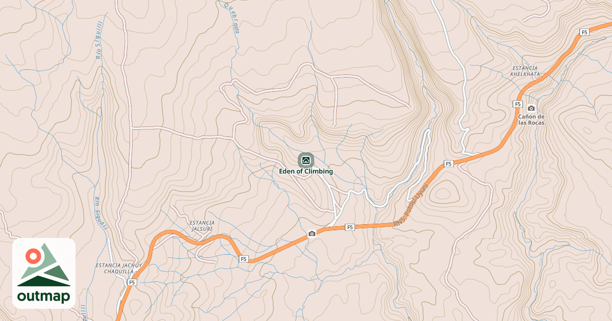 Map of Eden of Climbing