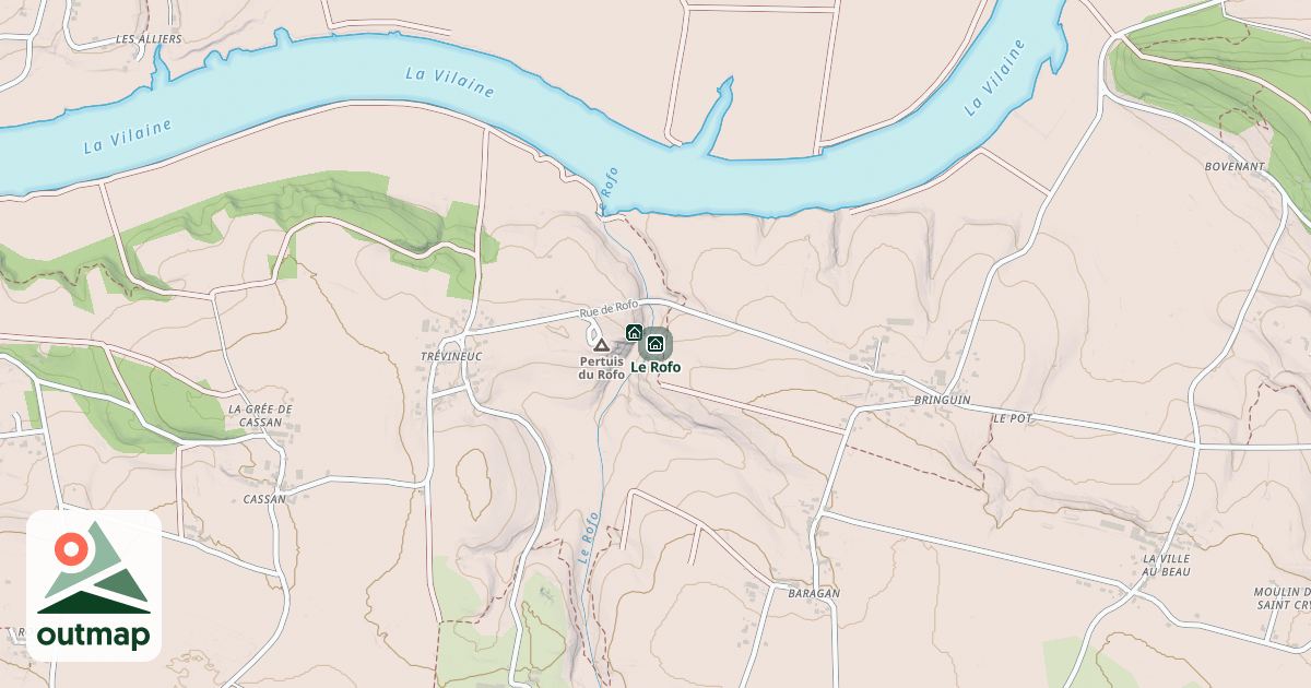 Map of Le Rofo