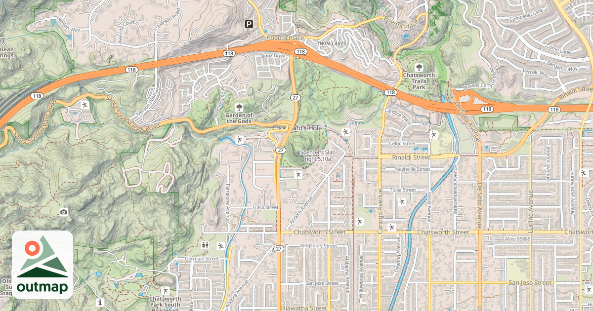 Map of Spencer's Slab right