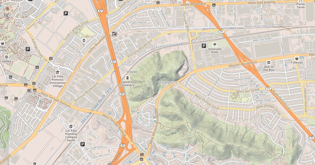 Map preview of Durango