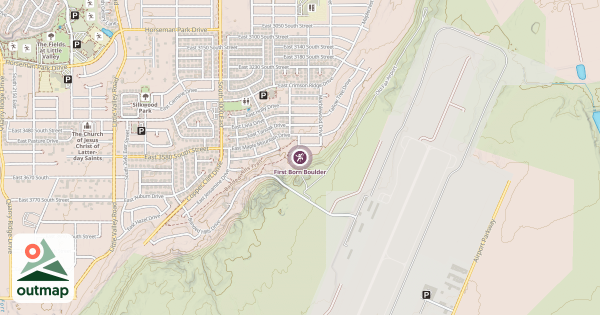 Map of First Born Boulder