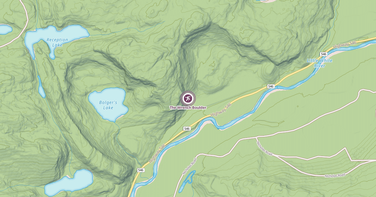 Map preview of The Wrench Boulder