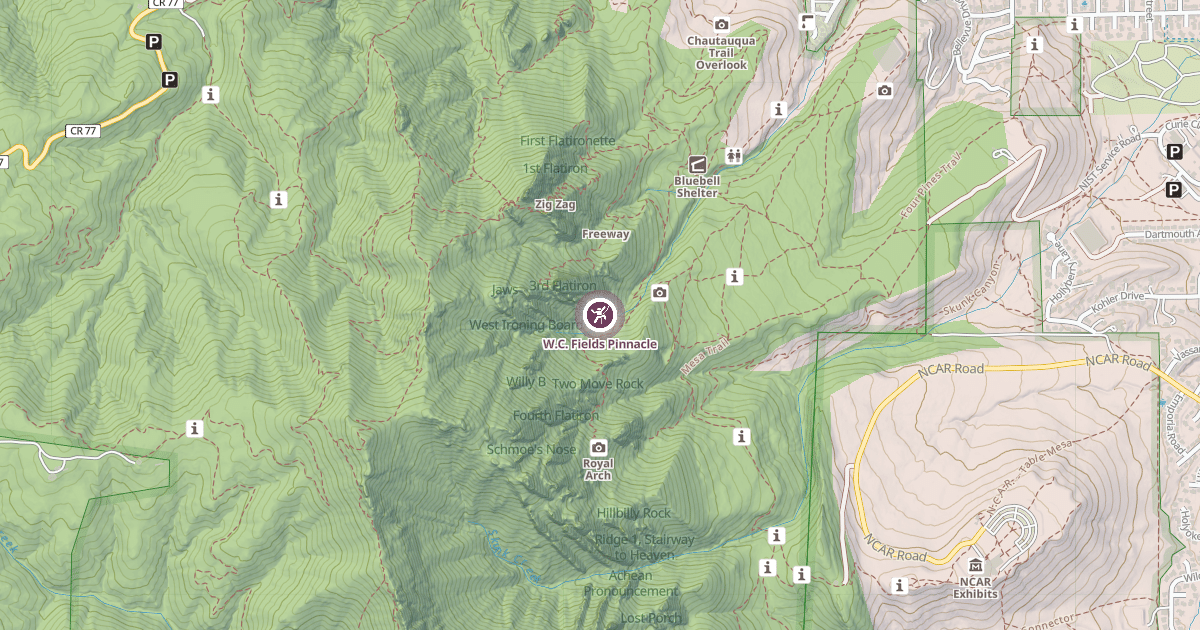 Map preview of W.C. Fields Pinnacle