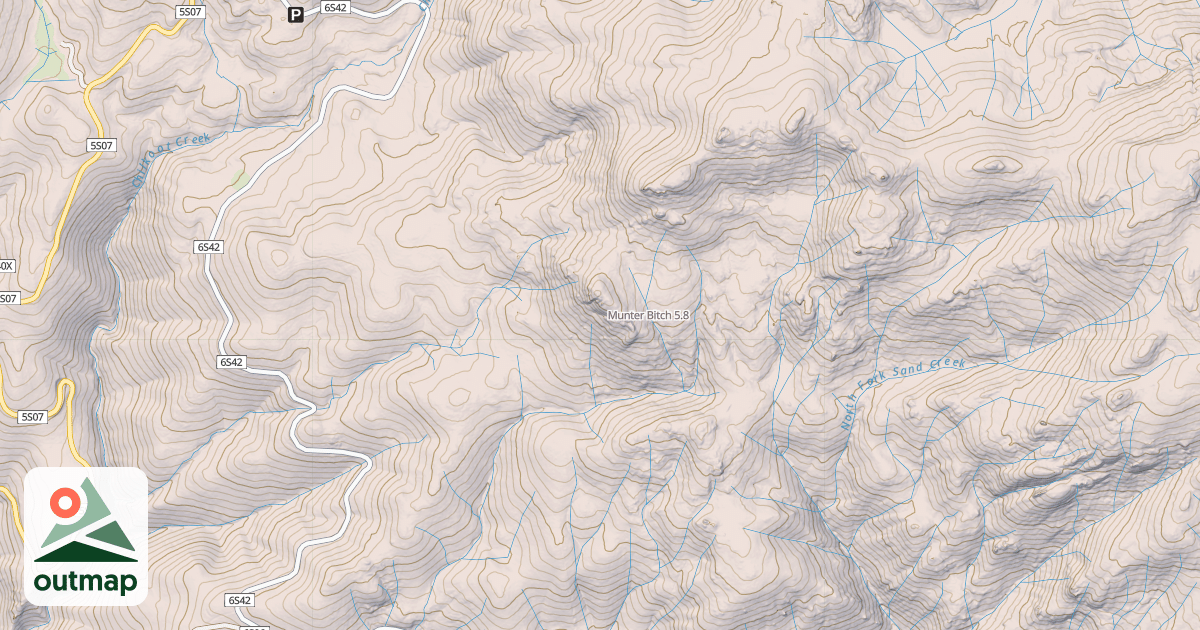 Map of Munter Bitch
