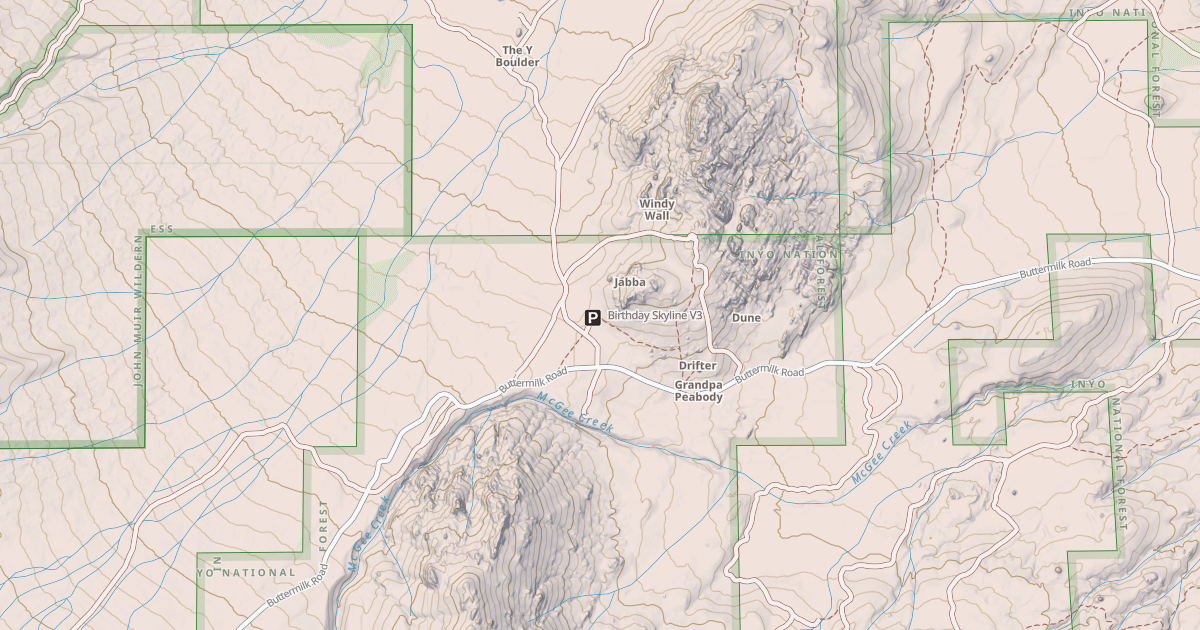 Map preview of Birthday Skyline