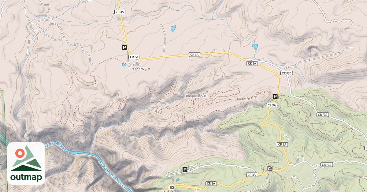 Map of Barquero