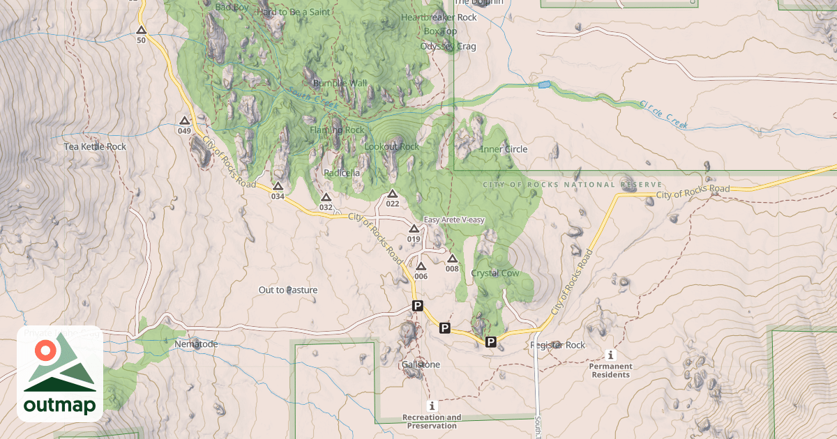 Map of Easy Arete