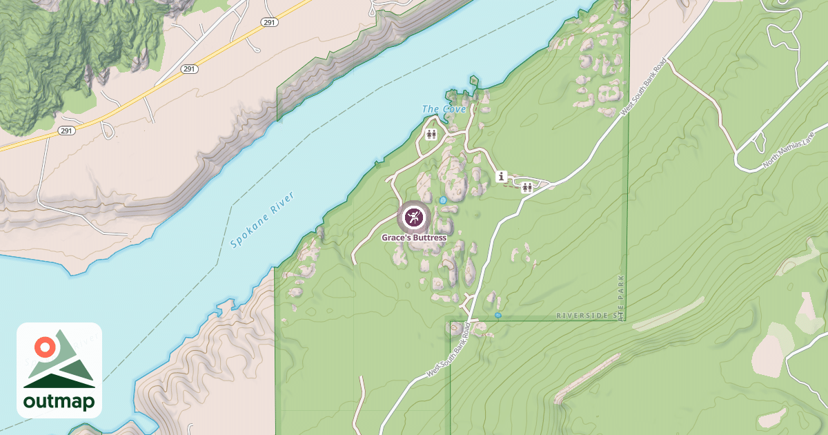 Map of Grace's Buttress
