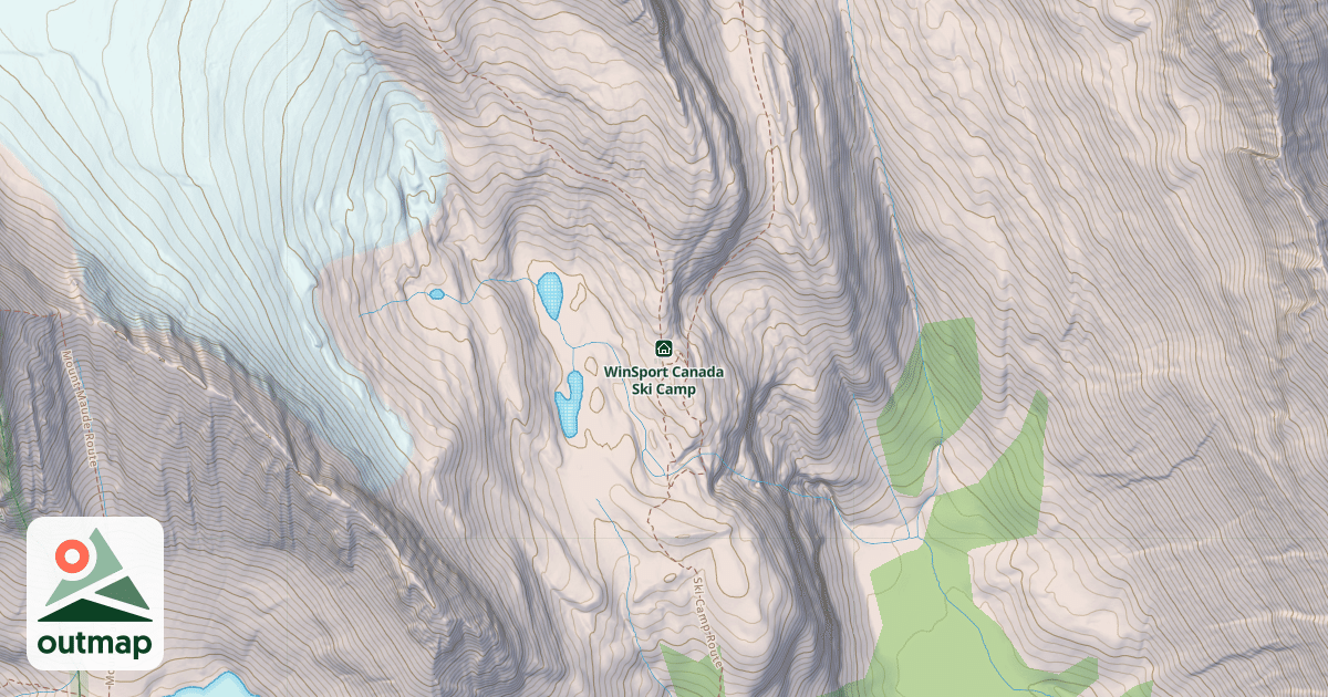 Map of WinSport Canada Ski Camp