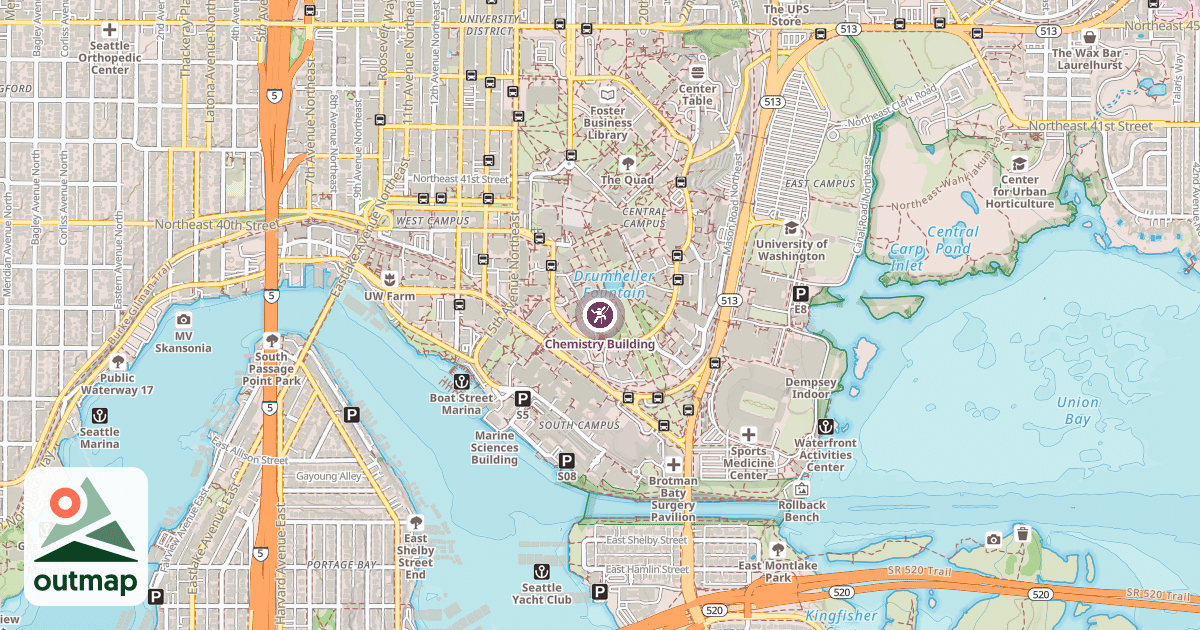 Map of Chemistry Building