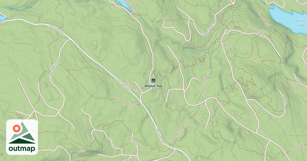 Map of Mosiac Hut