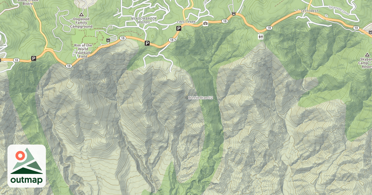 Map of Bonnie Brae