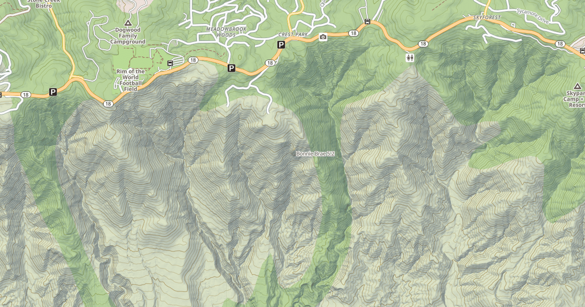Map preview of Bonnie Brae