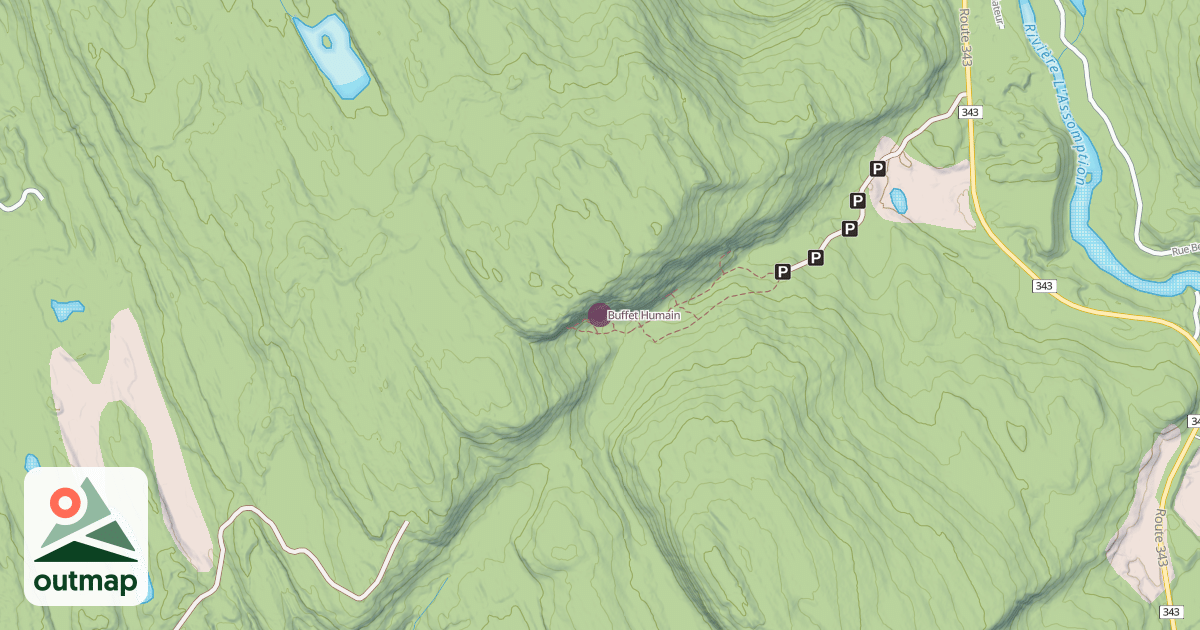 Map of Buffet Humain