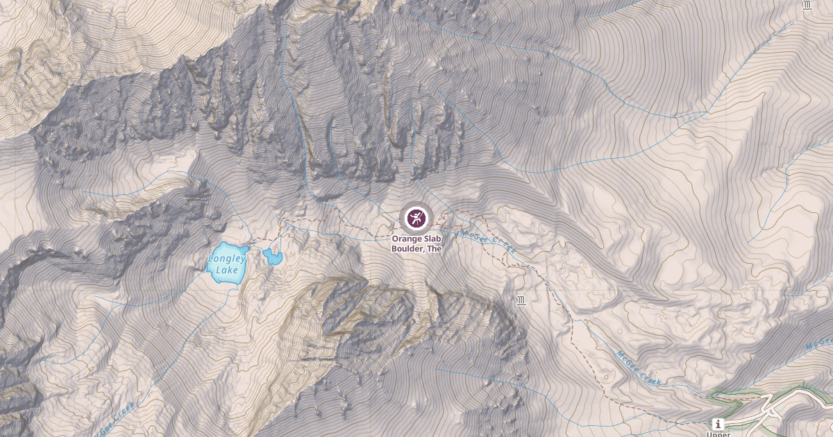 Map preview of Orange Slab Boulder, The