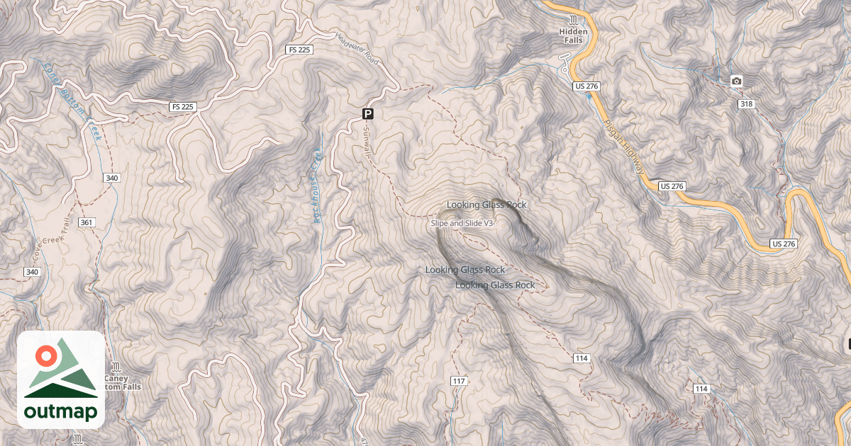 Map of Slipe and Slide