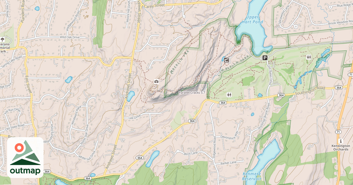 Map of Parallel Cracks