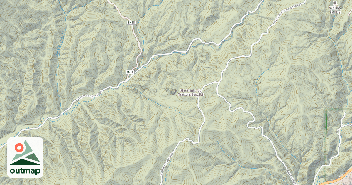 Map of She Thinks My Tractor's Sexy