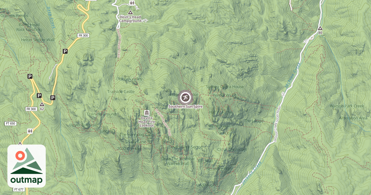 Map of Southern Sun Spire