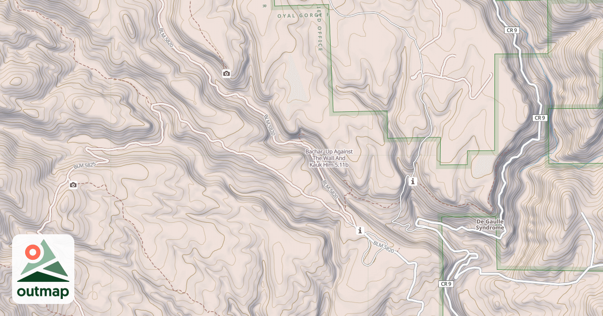 Map of Bachar  Up Against The Wall And Kauk Him