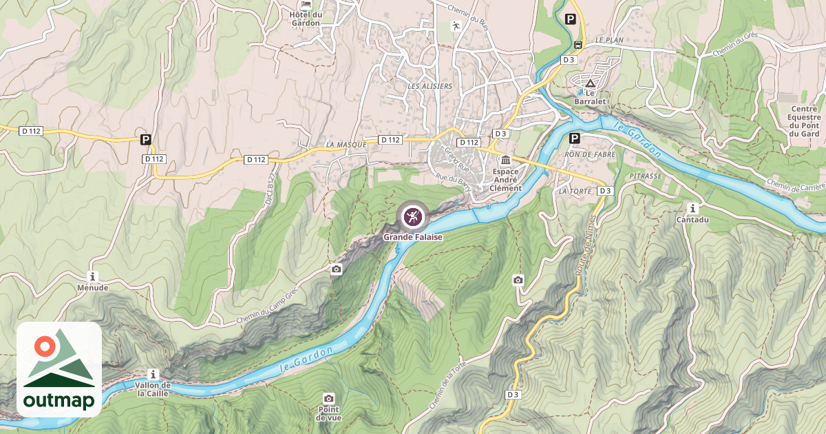 Map of Grande Falaise